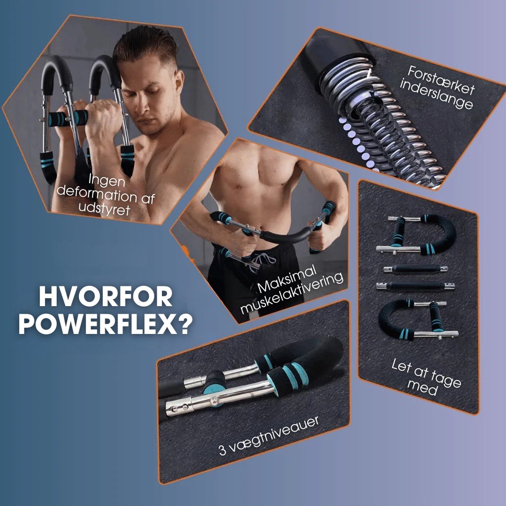 PowerFlex™ – Modstandstræner til bryst og arme