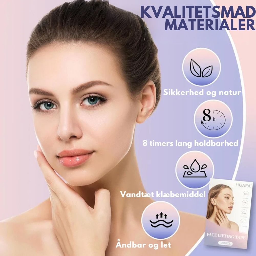 InvisiFaceLift™ | Usynligt ansigtsløftningsbånd – 40 stk. pr. pakke