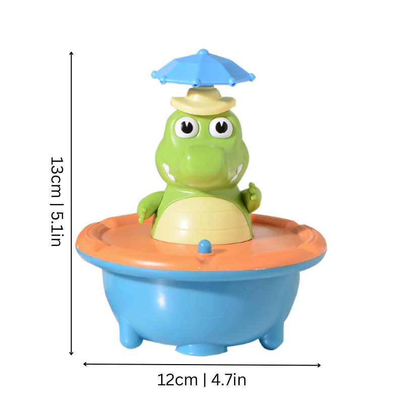 CrocSplash™ – Det ultimative badelegetøj med lys og vandstråler