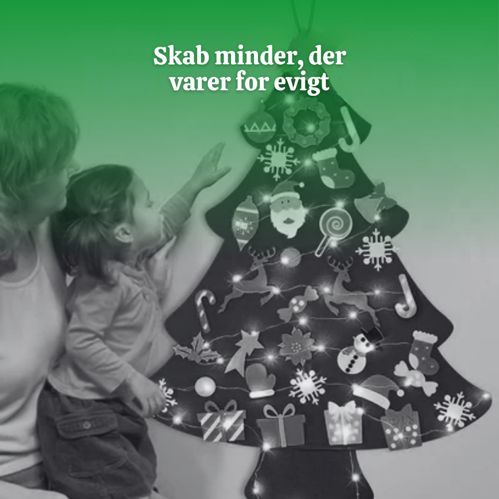 MistleToys™ – DIY Juletræ i Filt til Børn