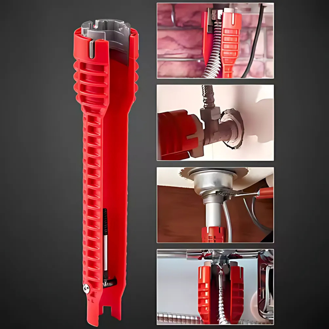 SinkWrench 1+1 GRATIS: Multifunktionel Let At Bruge Køkkenvask Skruenøgle