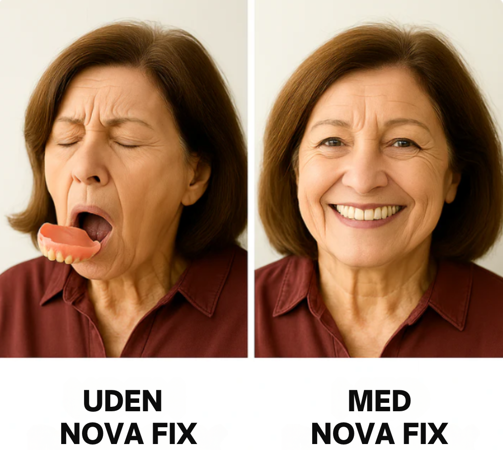 Med Nova Fix™ | Få dit gebis til at sidde 100% fast i op til 7 dage
