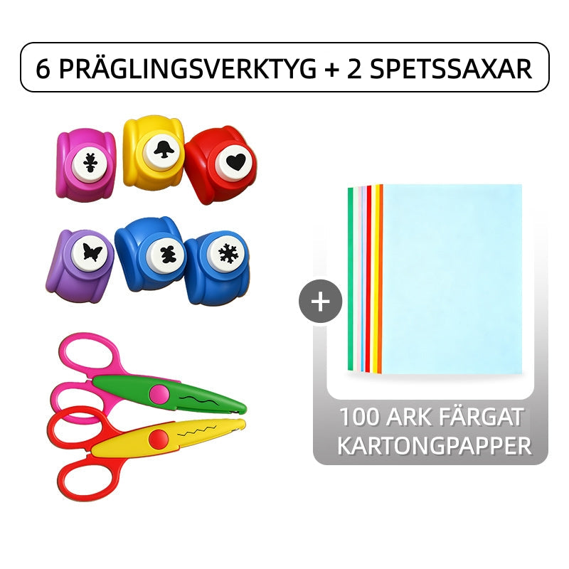 DIY-stansesæt til børn – stjerner, hjerter & dyr