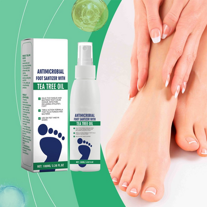 FootCare Spray 1+1 GRATIS: Antimikrobiel Dyb Hydrering Fodpleje Spray