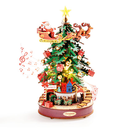 3D Wooden Puzzle - Christmas Melody Tree AMS01