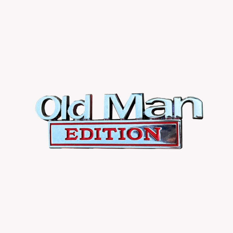 Old Man Edition – Sjovt badge til bilen