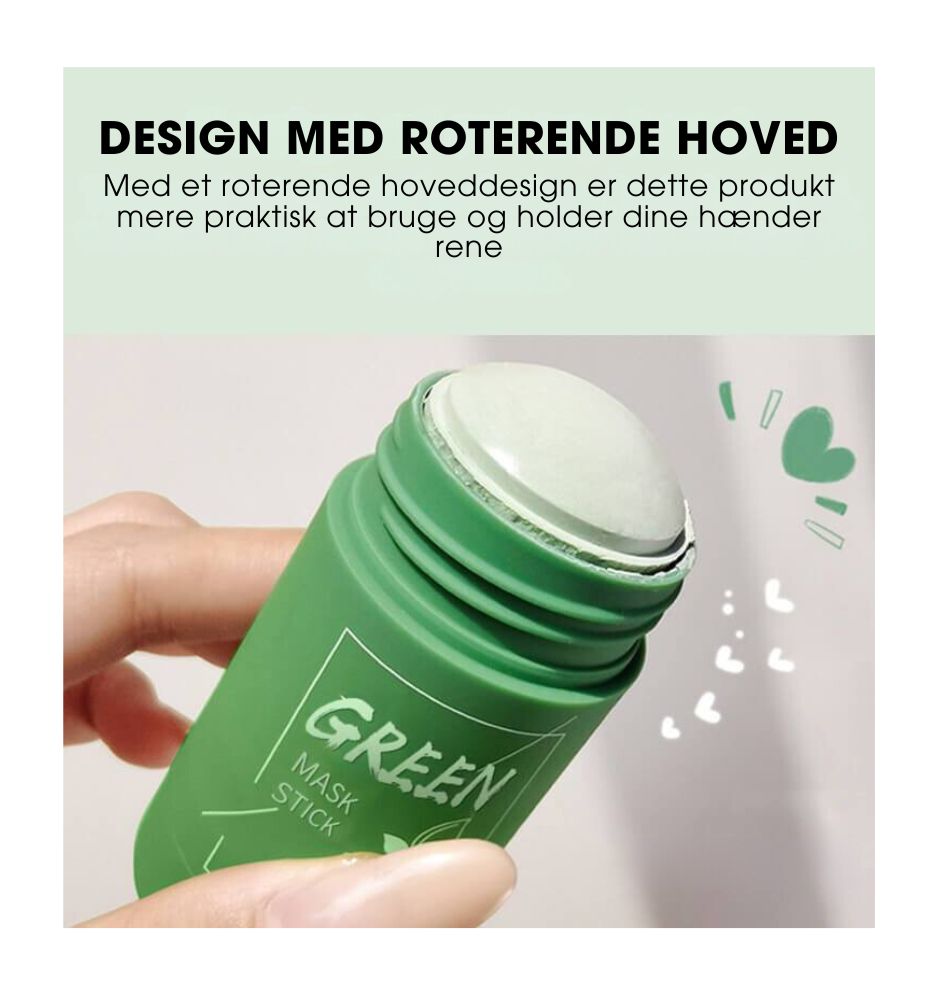 TeaMask® - Dybderensende maske med grøn te - 1+1 GRATIS