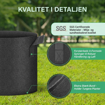 EcoSprout™ – Genanvendelige Planteposer i Geotekstil