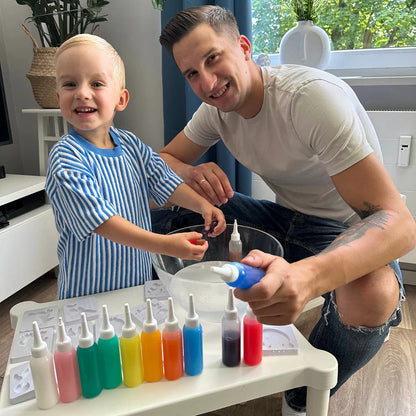 Magisk gel til at skabe vandelver – 4, 8 eller 12 farver (fra 2 år)