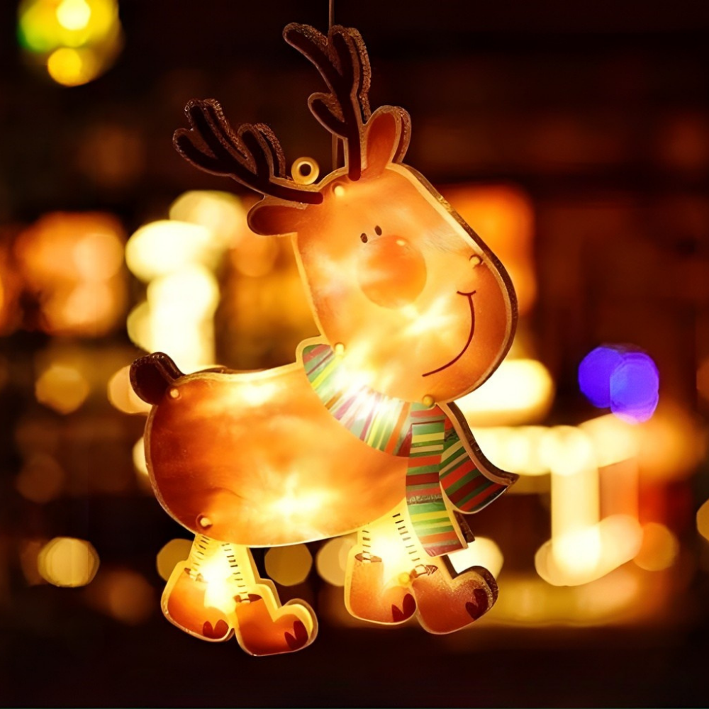 ⭐ JuliBright™™ – Festlige Oplyste Julevindueslys