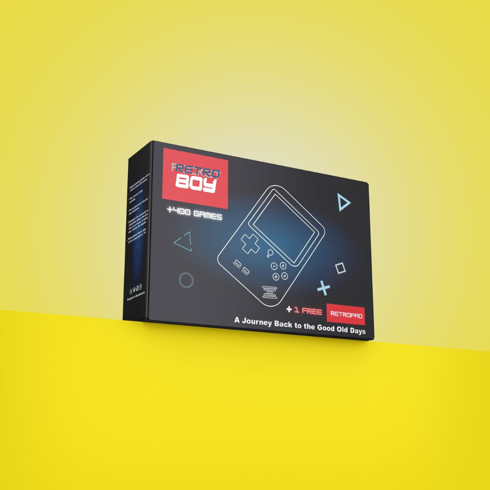 RetroBoy™ | Genoplev de legendariske spil fra din barndom