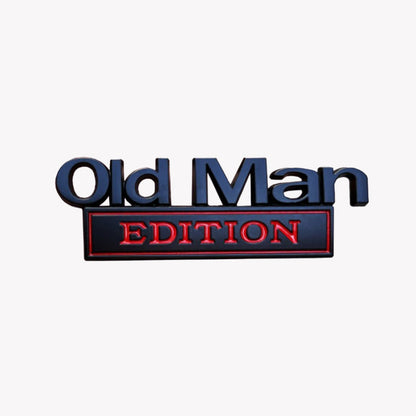 Old Man Edition – Sjovt badge til bilen