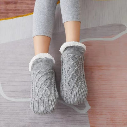 Happy™ ThermalSocks – Termiske hjemmesokker med skridsikker bund