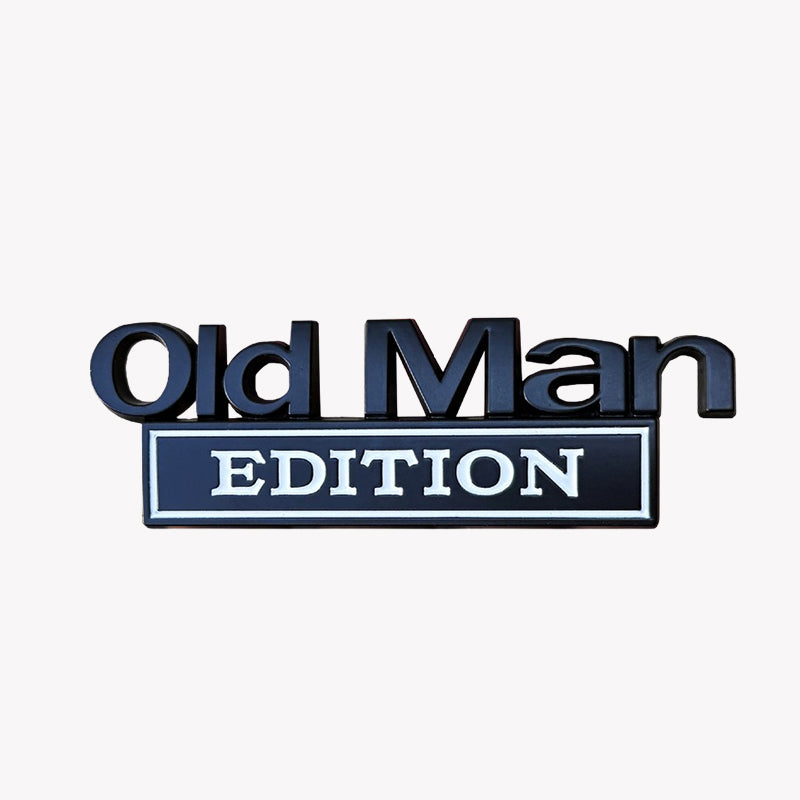 Old Man Edition – Sjovt badge til bilen