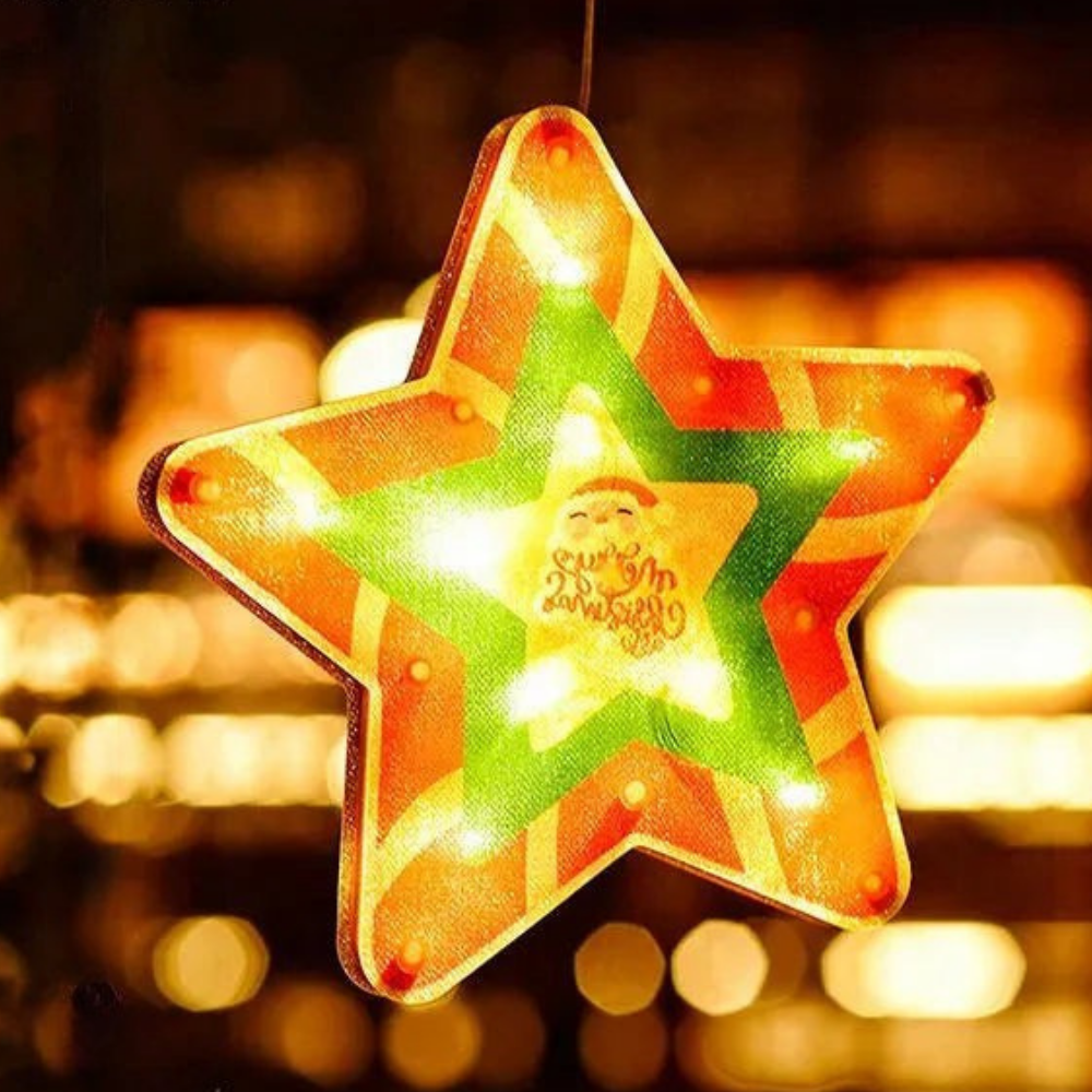 ⭐ JuliBright™™ – Festlige Oplyste Julevindueslys