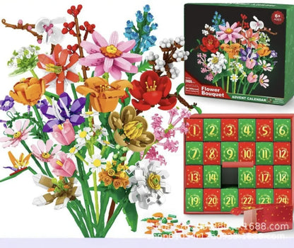 Flower Bouquet™ - Advent Calendar Building Blocks – Christmas Countdown Blind Box