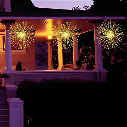 Solar Firework Glow – Solcellsdrivna magiska ljusbollar för uteplats &amp; trädgård