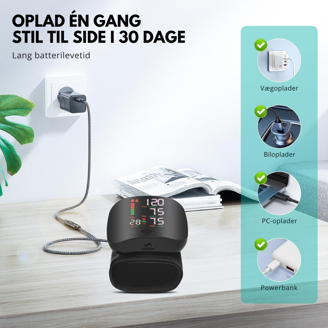 Serco Pro™ | Intelligent blodtryksmåler  - Klinisk Præcision. Altid og overalt.