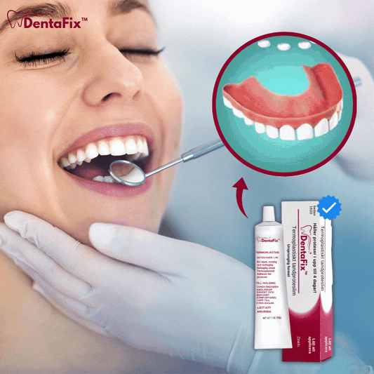 DentalFix™ – Stærk, Komfortabel & Langvarig Protesefastgørelse