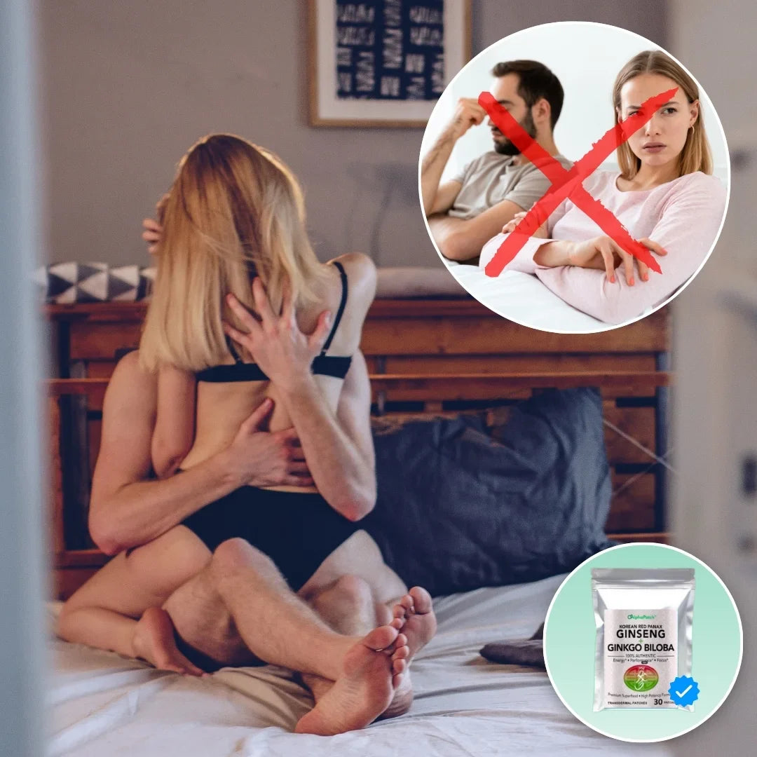 AlphaPatch Ginseng™ – Naturligt Plaster til Stærke & Varige Erektioner