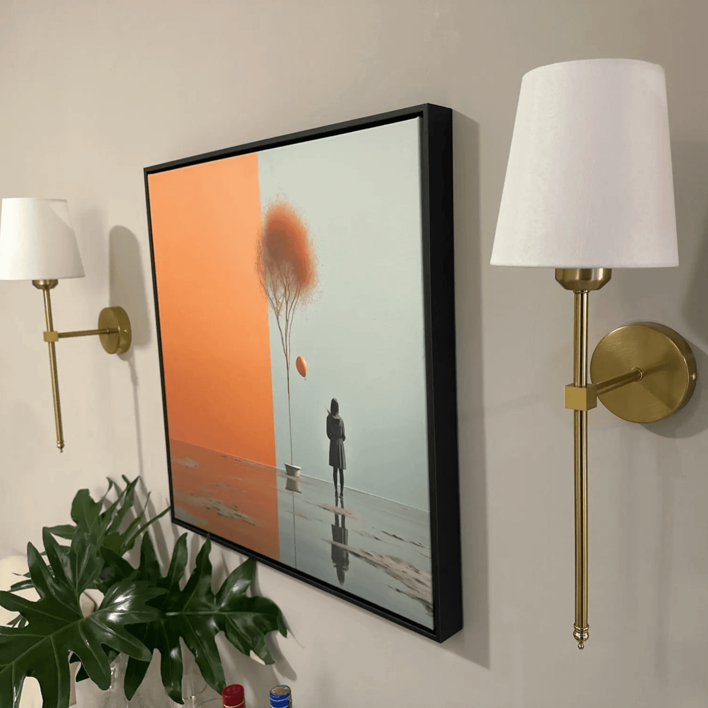 AMARA – Trådløs væglampe med genopladeligt batteri, dæmpbart RGB-lys og fjernbetjening