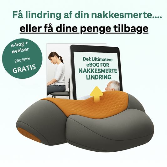 NeckFlowTherapy™ | Ergonomisk nakkemassager – Lindrer spændinger, reducerer stivhed og giver afslapning