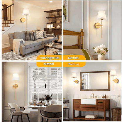 AMARA – Trådløs væglampe med genopladeligt batteri, dæmpbart RGB-lys og fjernbetjening