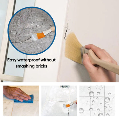 Transparent vandtæt belægning