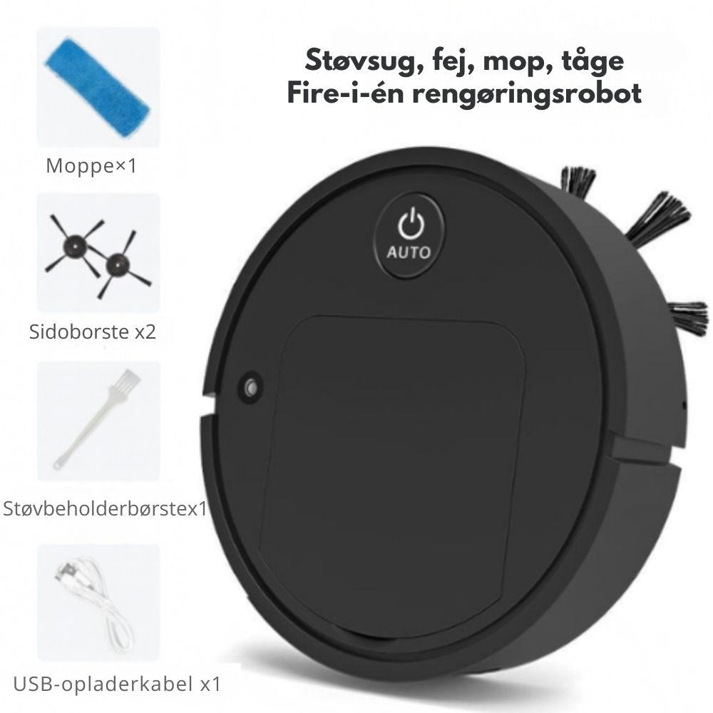 GlidingCleaner™ | 4-i-1 robot der gør gulvet skinnende rent