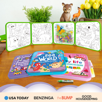 WaterPinting™ Mess-Free Reusable Water Coloring Book