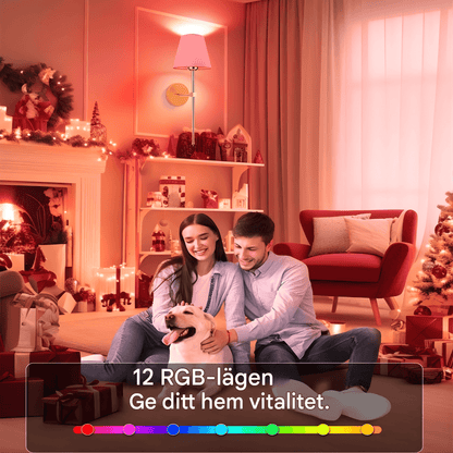 AMARA – Trådløs væglampe med genopladeligt batteri, dæmpbart RGB-lys og fjernbetjening