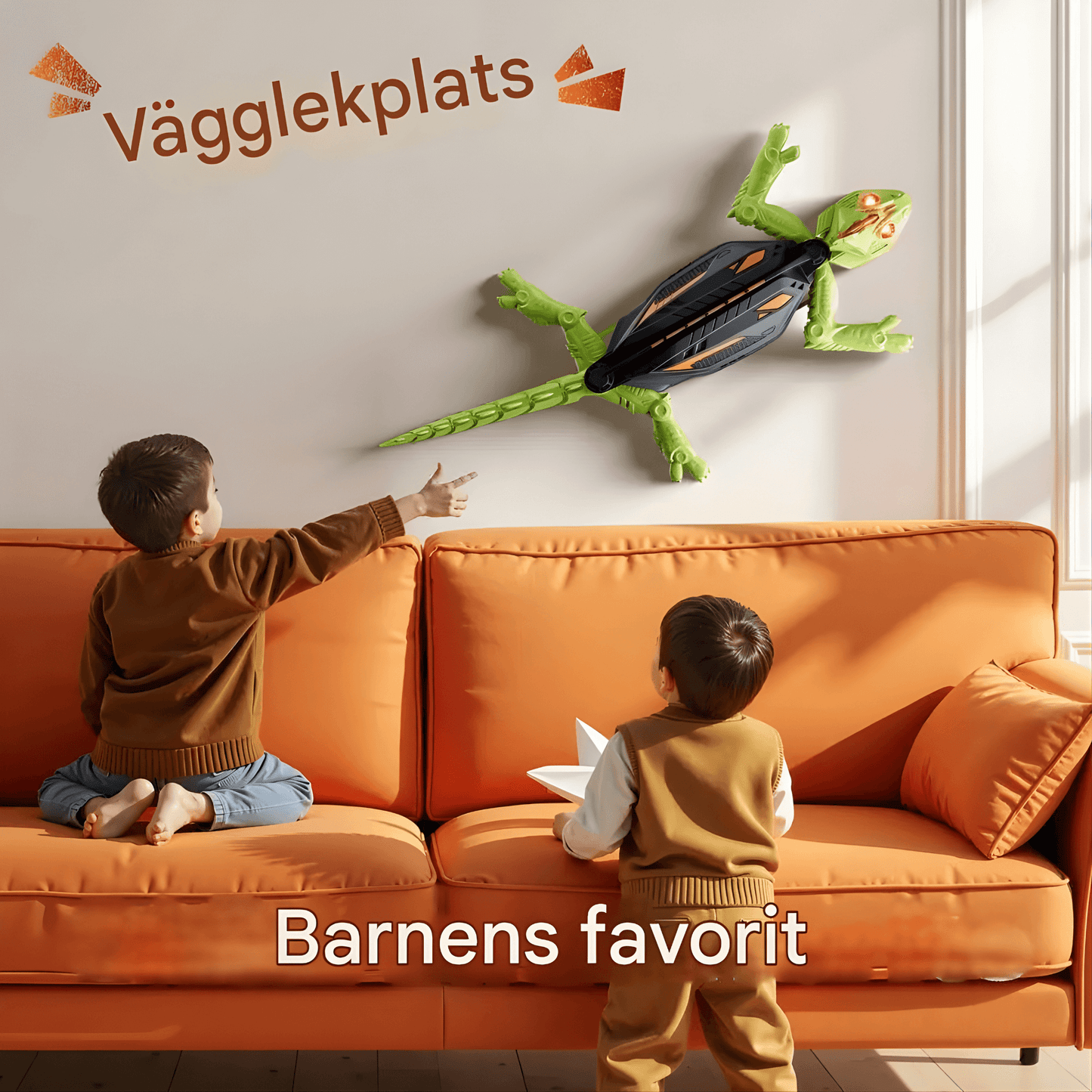 CrawlBot Pro™ – Vægklatrende Gekko/Kakerlak Legetøj