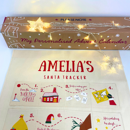Fabric Christmas Advent Calendar™ - Santa Tracker