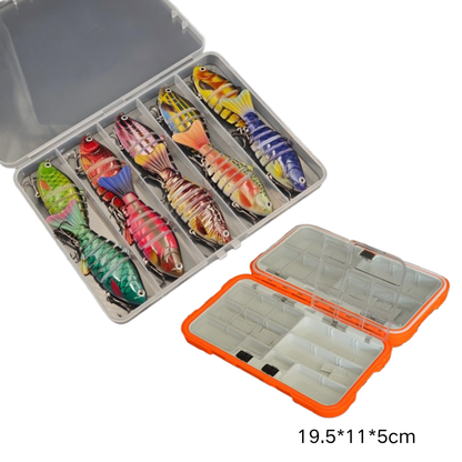 🎣 50% RABAT! 🐟 Multi-segmenteret bionisk svømmende kunstagn