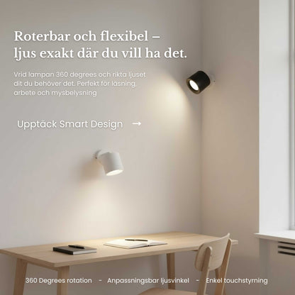 NordGlow – Magnetisk Dubbel LED-Vägglampa