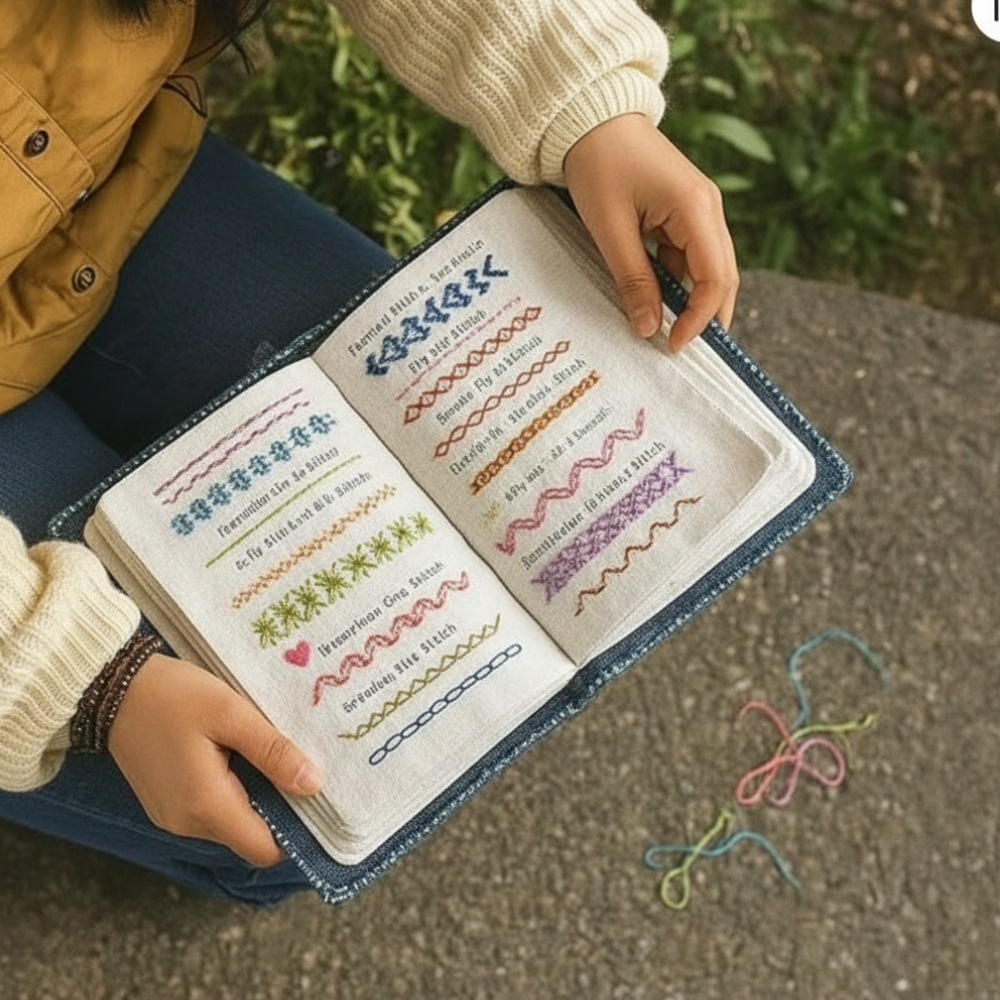StitchCraft™ – Stofbroderi Øve- & Lærebog