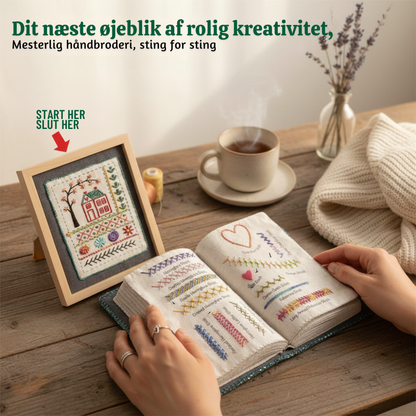 StitchCraft™ – Stofbroderi Øve- & Lærebog