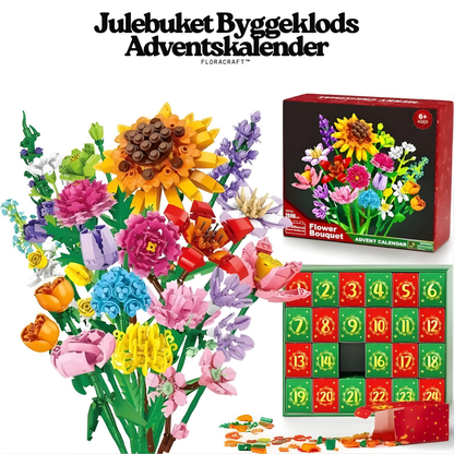 FloraWorks™ – Julebuket Byggeklods Adventskalender