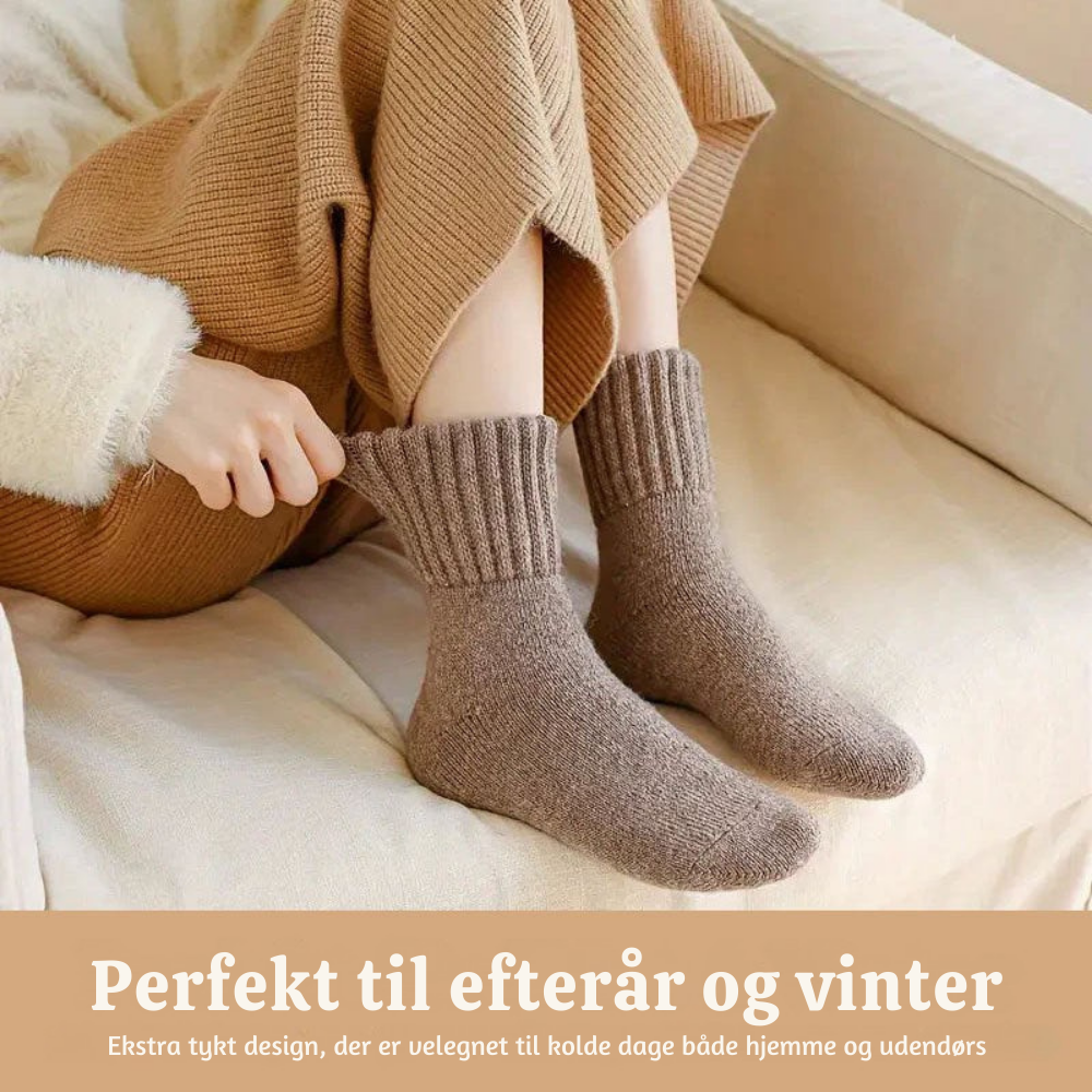 EverCozy™ – Premium Hygge Mellemlange Uldstrømper