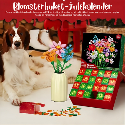 FloraWorks™ – Julebuket Byggeklods Adventskalender