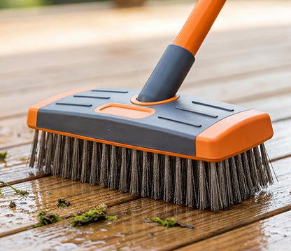 3-in-1 weed brush set – Durable steel bristles, ergonomic handle & perfect for patios, driveways, and garden paths
