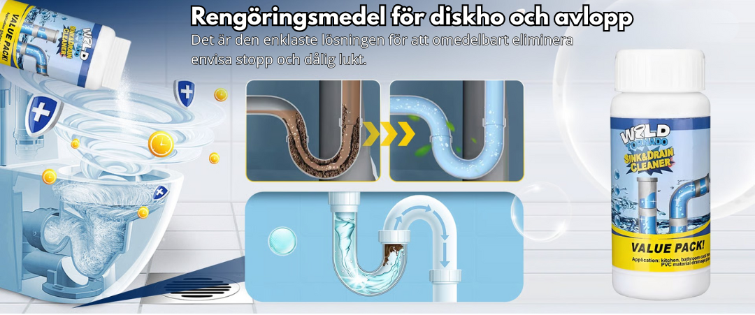 AfløbsKlar™ Afløbsrens