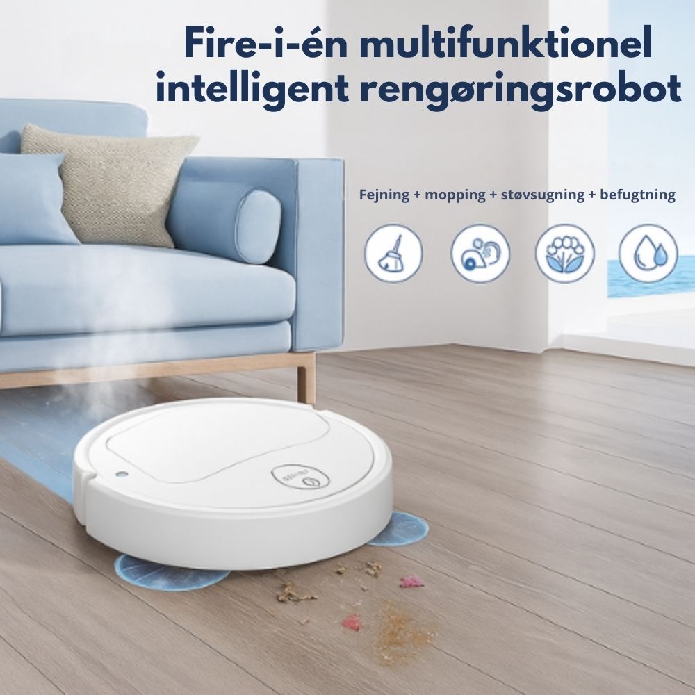 GlidingCleaner™ | 4-i-1 robot der gør gulvet skinnende rent