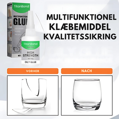 TitanBond™ | Vandtæt, støvtæt højstyrke lim – reparér alt på få sekunder