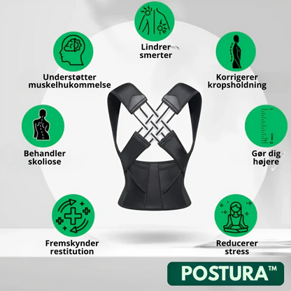 Postura™ - Lindrer rygsmerter og forbedrer kropsholdningen