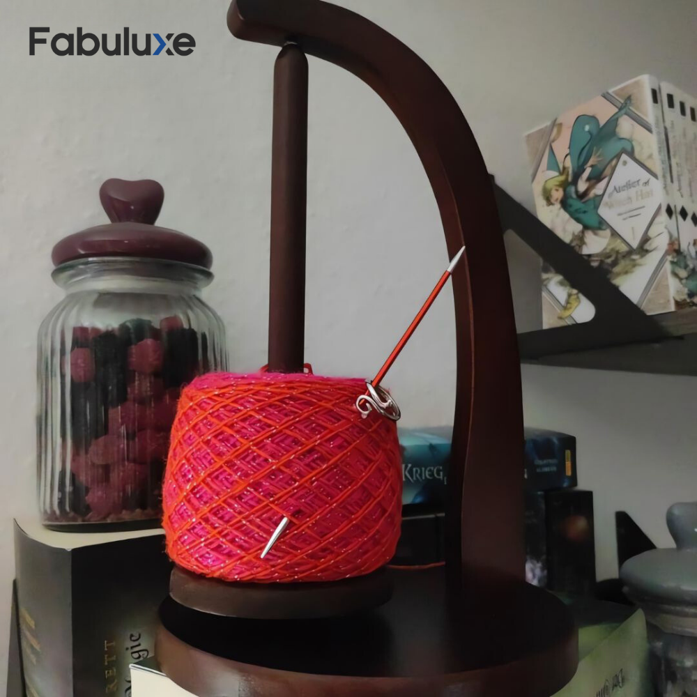 SpindeGarnGenie™ | Slip for filtret garn og frustrerende rod