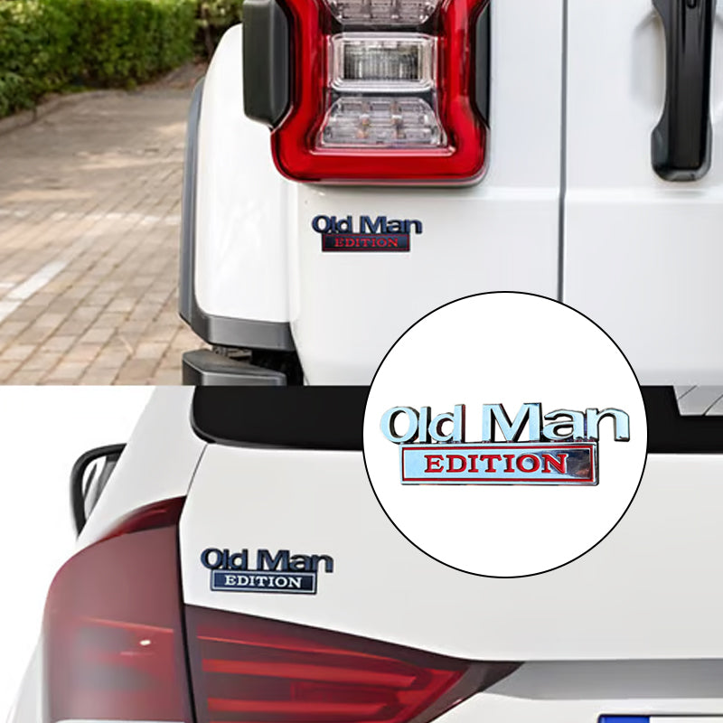 Old Man Edition – Sjovt badge til bilen