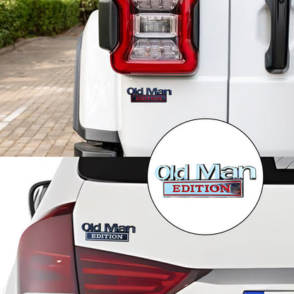 Old Man Edition – Sjovt badge til bilen
