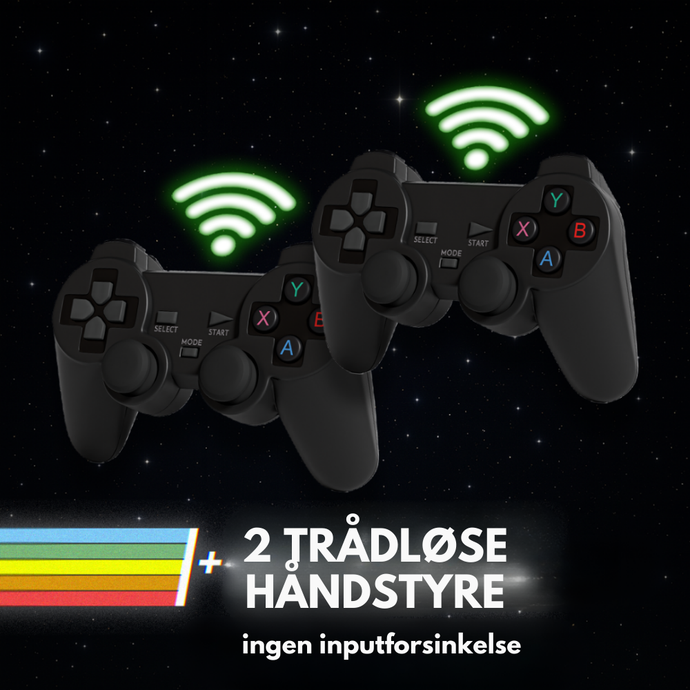 GameWave G11 Pro™ | Konsol med 100.000+ retrospil til hele familien