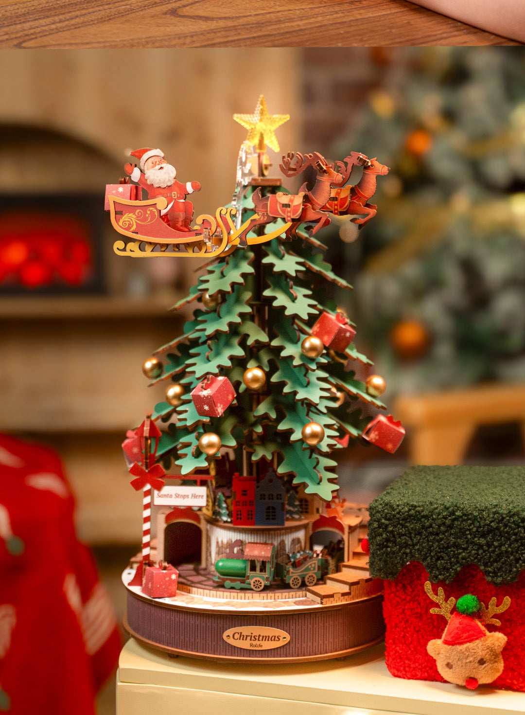 3D Wooden Puzzle - Christmas Melody Tree AMS01